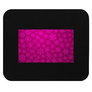 Discover Pink Snowflakes Christmas Pattern Mouse Pads