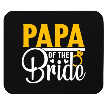 Discover Papa Of The Bride Wedding Party Matching Gift Mouse Pads
