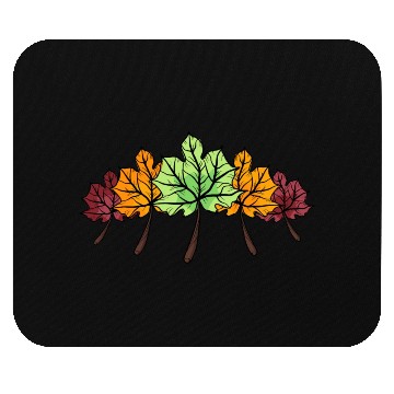 Discover leaves fall autumn Mouse Pads