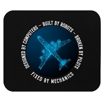 Discover Aviation Mechanic Aircraft Engineer Technician T S Mouse Pads