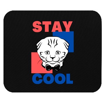 Discover Stay Cool Cat, Cool Cat, Cat Mouse Pads