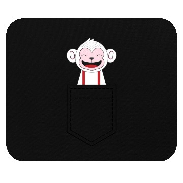 Discover monkey pocket Mouse Pads