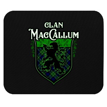 Discover Clan MacCallum Scottish Tartan Rampant Lion Celtic Mouse Pads