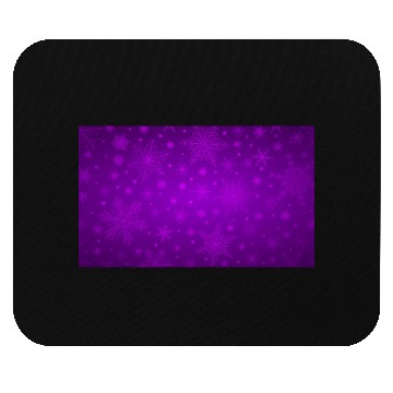 Discover Beautiful Purple Snowflakes Pattern Mouse Pads