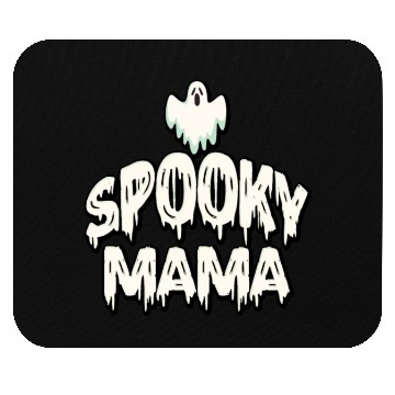 Discover Spooky Mama Halloween Ghost Mom Mouse Pads