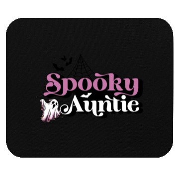 Discover Cute Spooky Auntie Halloween Aunt Mouse Pads