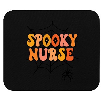 Discover Retro Spooky Nurse Cute Halloween Mouse Pads