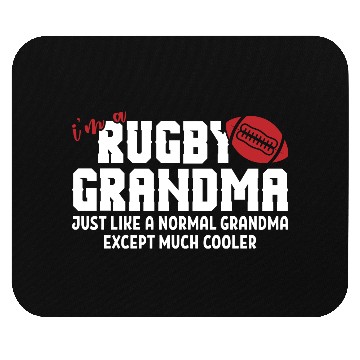 Discover Rugby Grandma Mouse Pads
