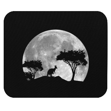 Discover Great Kangaroo By Night Mouse Pads