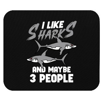 Discover Shark Ocean Predator Sea Creature Mouse Pads