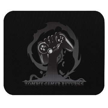 Discover Zombie gamer returns - funny saying Mouse Pads