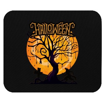 Discover The tree of blood that calls werewolf on a night Mouse Pads
