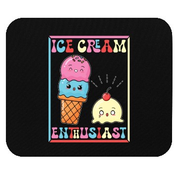 Discover Kawaii Ice Cream Lover Mouse Pads