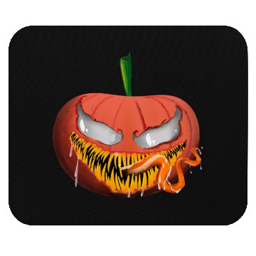 Discover Pumpkin scary face Mouse Pads