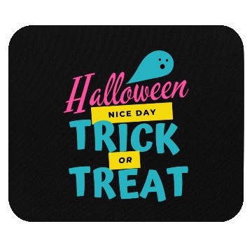 Discover halloween trick or treat Mouse Pads