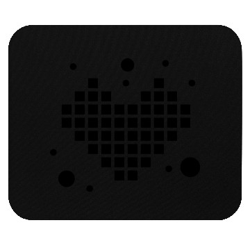 Discover Heart In Pixels 8 Bit Video Game Mouse Pads
