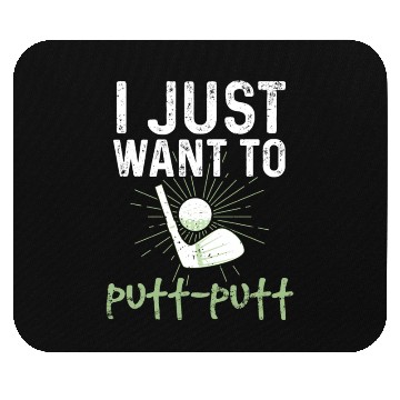 Discover Funny Goofy Mini Golf Quotes Putt Putt Legend Mouse Pads