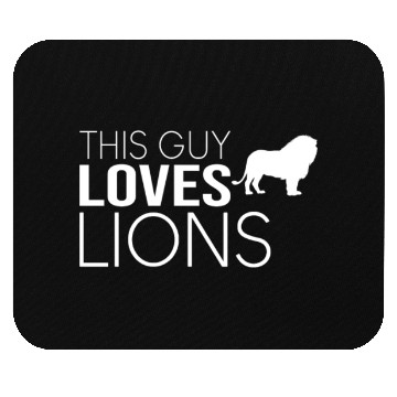 Discover guy lion saying Mouse Pads
