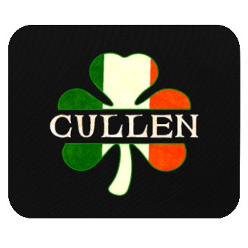 Discover Cullen Irish Surname Ireland Flag Shamrock Mouse Pads
