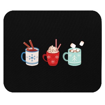 Discover Coffee Christmas Latte Mouse Pads