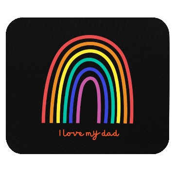 Discover I love my dad Mouse Pads
