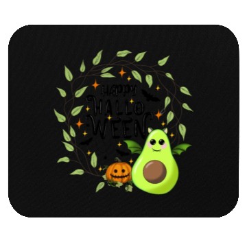 Discover Bat Avocado - Happy Halloween Mouse Pads