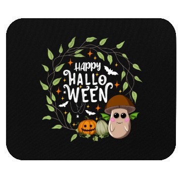 Discover Bat Mushroom 'brown' - Happy Halloween Mouse Pads