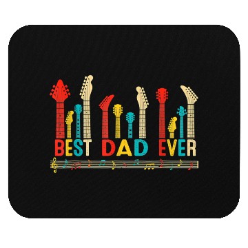 Discover Best Dad Ever Daddy Guitar Vintage Mouse Pads