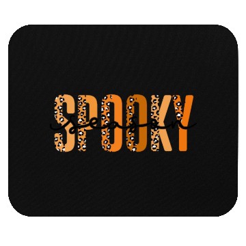 Discover Spooky Season Halloween Leopard Mouse Pads