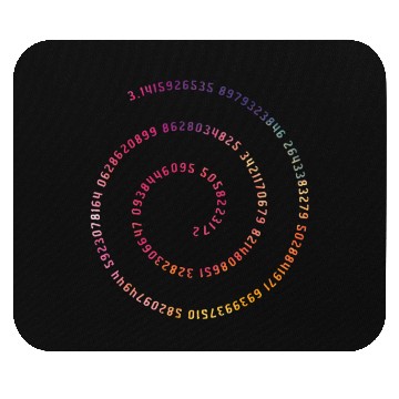 Discover 3.14 Pi Colorful Circle Math Mouse Pads