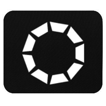 Discover circle shape1 Mouse Pads