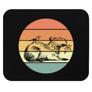 Discover Retro Capybara Mouse Pads