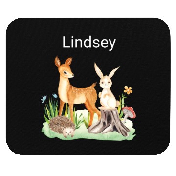 Discover Animal deer rabbit hedgehog Lindsey Mouse Pads