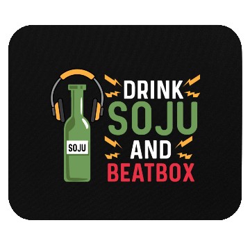 Discover Beer and Beatbox Party-goer Gift Mouse Pads