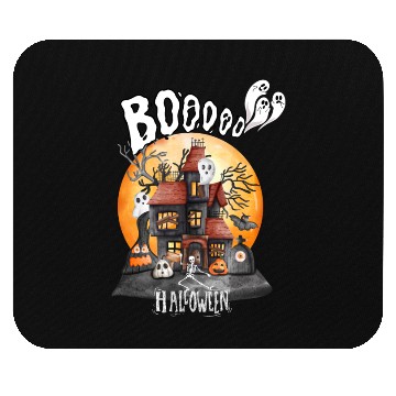 Discover booooooooooo halloween town Mouse Pads