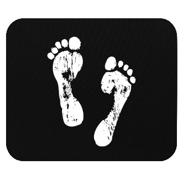 Discover Footprints In The Sand Mouse Pads