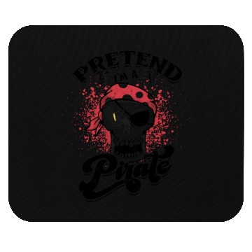 Discover Pretend I'm a pirate - skeleton Mouse Pads
