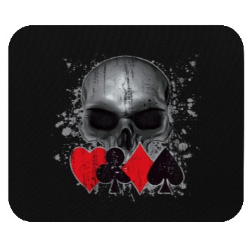 Discover Heavy Metal Punk Poker Skull Mouse Pads