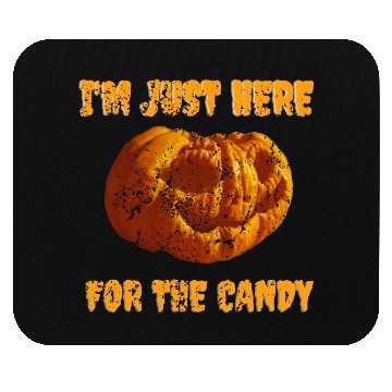 Discover I'M JUST HERE FOR THE CANDY OLD PUMPKIN DRAWING Mouse Pads