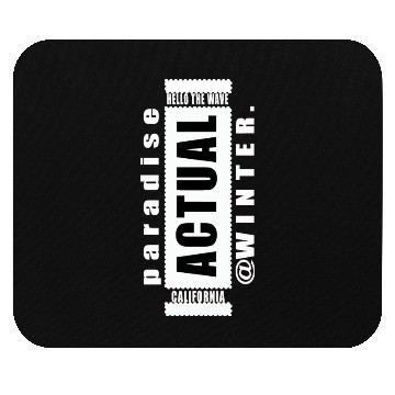 Discover California winter paradise Mouse Pads