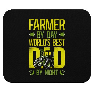 Discover Farming Farmer Dad Father Tractor Mouse Pads