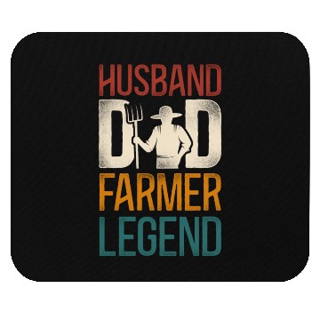 Discover Farming Farmer Dad Father Tractor Mouse Pads