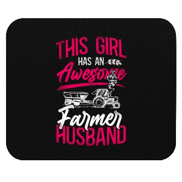 Discover Farming Farmer Husband Tractor Mouse Pads