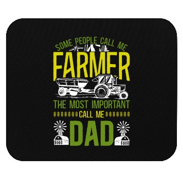 Discover Farming Farmer Dad Father Tractor Mouse Pads
