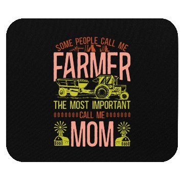 Discover Farming Farmer Mom Mother Tractor Mouse Pads