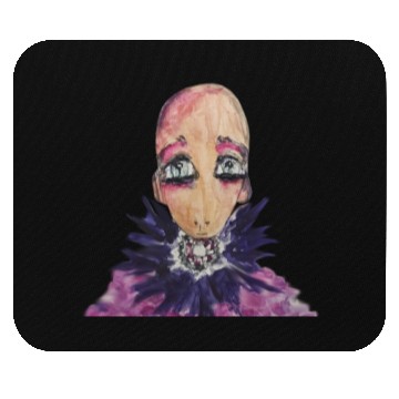 Discover Glamorous baby in violet. Mouse Pads