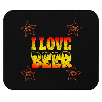 Discover I love beer national beer lovers day Mouse Pads