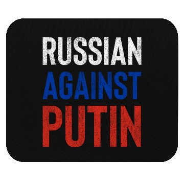 Discover Russian against Putin russia flag grunge Mouse Pads
