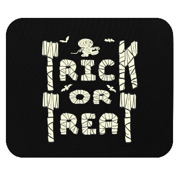 Discover Trick or treat funny mummy Mouse Pads