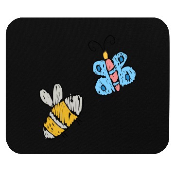 Discover Bees & Butterflies Mouse Pads